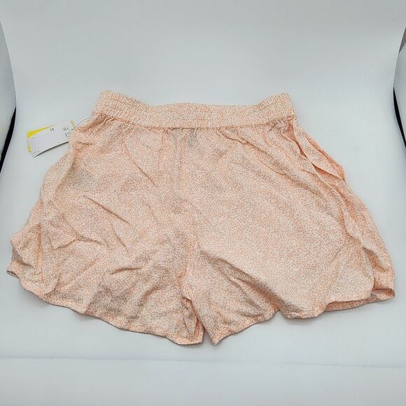 Volcom Girls Casual Orange Static Bloom Shorts NWT Size L (10/12) - Picture 5 of 6